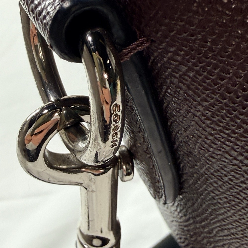 Coach F59141 Perry Metropolitan Oxblood Leather Business Tote Briefcase Unisex - Picture 8 of 16